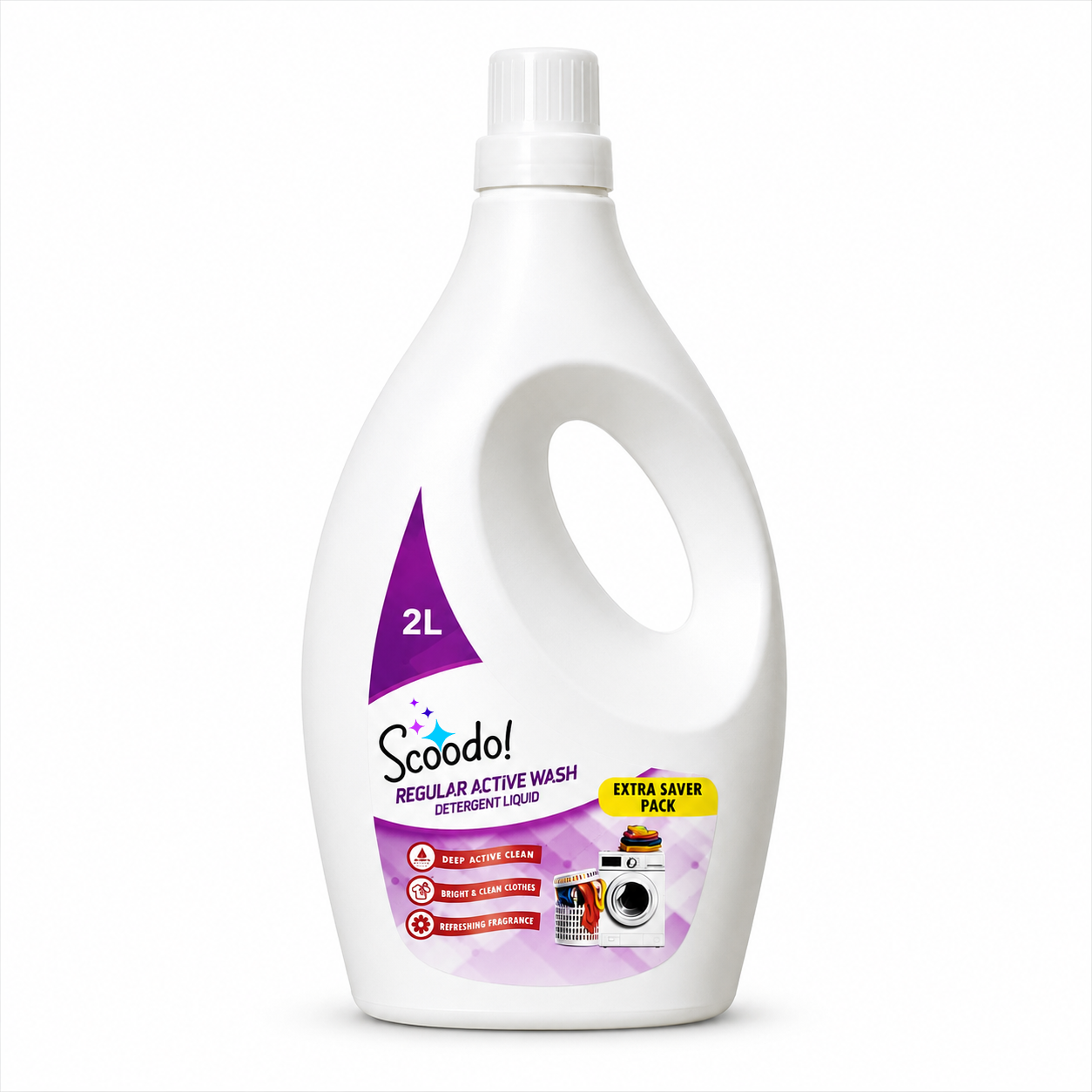 Scoodo Regular Active Wash Detergent Liquid - 2L